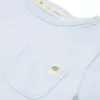Tricou din bumbac organic - Baby Blue - Little Dutch