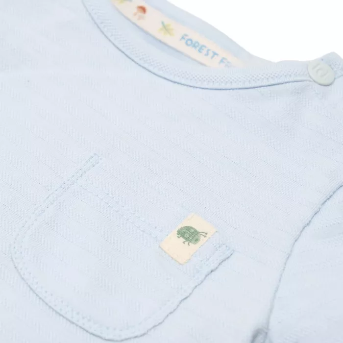 Tricou din bumbac organic - Baby Blue - Little Dutch