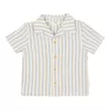 Camasa cu maneca scurta din bumbac organic - Multi Stripe - Little Dutch