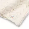 Tricou fara maneci tricotat din bumbac organic - Creme - Little Dutch