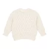 Cardigan tricotat din bumbac organic - Creme - Little Dutch