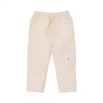 Pantaloni din bumbac organic - Sand - Little Dutch
