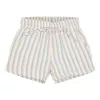 Pantaloni scurti din bumbac organic - Multi Stripe - Little Dutch