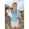 Pantaloni scurti din bumbac organic - Multi Stripe - Little Dutch