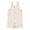 Salopeta din bumbac organic - Sand - Little Dutch