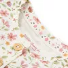 Salopeta pantaloni scurti din bumbac organic - White Fairy Wonders - Little Dutch