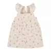 Rochita din bumbac organic cu volane fara maneci - Fairy Bloom - Little Dutch