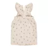 Rochita din bumbac organic cu volane fara maneci - Fairy Bloom - Little Dutch