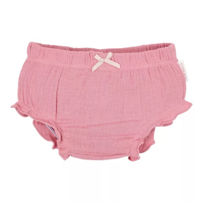 Rochita din bumbac organic cu pantalon scurt - Pink Blush - Little Dutch