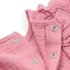 Rochita din bumbac organic cu pantalon scurt - Pink Blush - Little Dutch