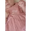 Rochita din bumbac organic cu pantalon scurt - Pink Blush - Little Dutch