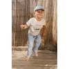 Sapca din bumbac organic denim - HEY! - Little Dutch