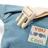 Borseta pentru copii din bumbac organic - Denim - Little Dutch