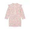 Costum de baie intreg cu maneca lunga - protectie UV 40+ - Dreamy Flowerfield - Little Dutch