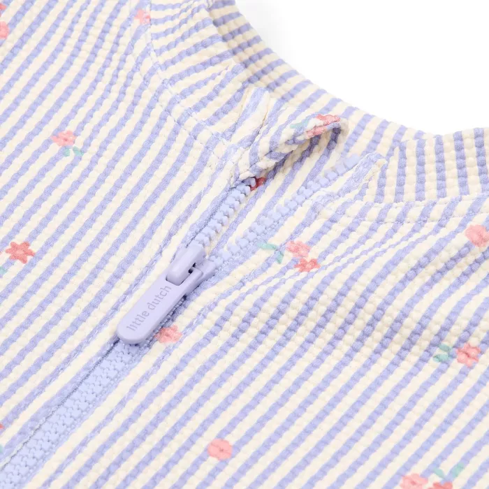 Costum de baie intreg cu maneca lunga - protectie UV 40+ - Dreamy Stripes - Little Dutch