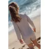 Costum de baie intreg cu maneca lunga - protectie UV 40+ - Dreamy Stripes - Little Dutch