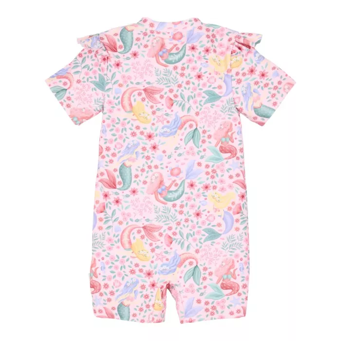 Costum de baie intreg cu maneca scurta - protectie UV 40+ - Dreamy Mermaid - Little Dutch
