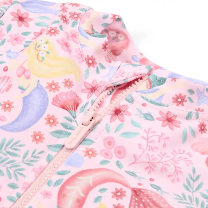 Costum de baie intreg cu maneca scurta - protectie UV 40+ - Dreamy Mermaid - Little Dutch