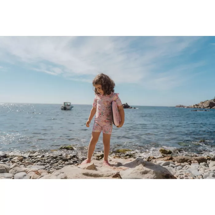 Costum de baie intreg cu maneca scurta - protectie UV 40+ - Dreamy Mermaid - Little Dutch