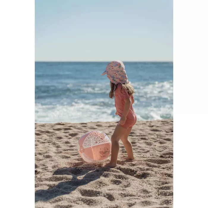 Costum de baie intreg cu maneca scurta - protectie UV 40+ - Dreamy Pink Sparkle - Little Dutch