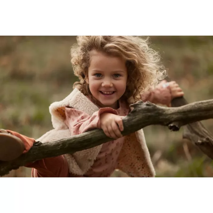 Bluza din tricot cu volane - Safari Friends - Safari Bloom - Little Dutch