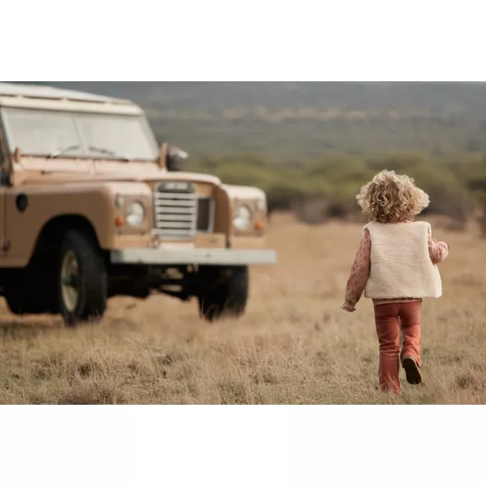 Bluza din tricot cu volane - Safari Friends - Safari Bloom - Little Dutch