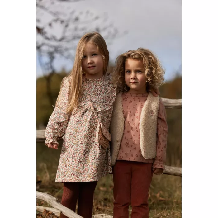 Bluza din tricot cu volane - Safari Friends - Safari Bloom - Little Dutch