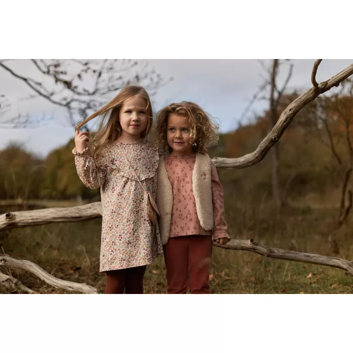 Bluza din tricot cu volane - Safari Friends - Safari Bloom - Little Dutch