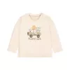 Bluza din bumbac organic - Safari Friends - Sand Melee - Little Dutch
