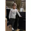 Bluza din bumbac organic - Safari Friends - Sand Melee - Little Dutch