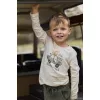 Bluza din bumbac organic - Safari Friends - Sand Melee - Little Dutch