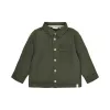 Camasa/Jacheta din bumbac organic - Deep olive - Safari Friends - Little Dutch