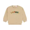 Bluza din bumbac organic  - Safari Friends - Warm Taupe - Little Dutch