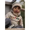 Bluza din bumbac organic  - Safari Friends - Warm Taupe - Little Dutch