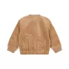 Jacheta din bumbac organic - Mudstone - Safari Friends - Little Dutch