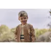Jacheta din bumbac organic - Mudstone - Safari Friends - Little Dutch