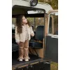 Pantaloni evazati din bumbac organic - CInnamon - Safari Friends - Little Dutch