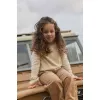 Pantaloni evazati din bumbac organic - CInnamon - Safari Friends - Little Dutch