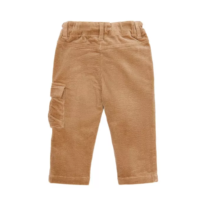 Pantaloni din bumbac organic - Mudstone - Safari Friends - Little Dutch