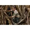 Pantaloni din bumbac organic - Deep Olive - Safari Friends - Little Dutch