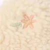 Salopeta din material teddy - Sand Flowers - Safari Friends - Little Dutch