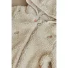 Salopeta din material teddy - Sand Flowers - Safari Friends - Little Dutch