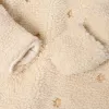 Salopeta captusita din material teddy - Sand Paws - Safari Friends - Little Dutch
