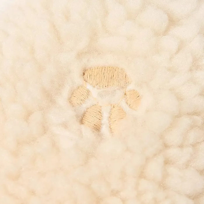 Salopeta captusita din material teddy - Sand Paws - Safari Friends - Little Dutch