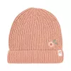 Caciula tricotata din bumbac organic - Safari Friends - Deep Pink - Little Dutch