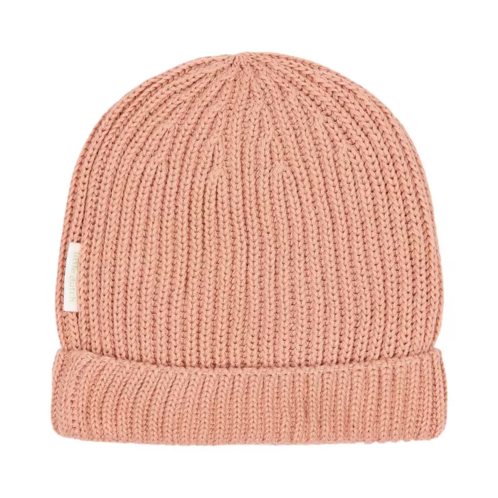 Caciula tricotata din bumbac organic - Safari Friends - Deep Pink - Little Dutch