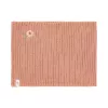 Fular circular tricotat din bumbac organic - Deep Pink - Safari Friends - Little Dutch