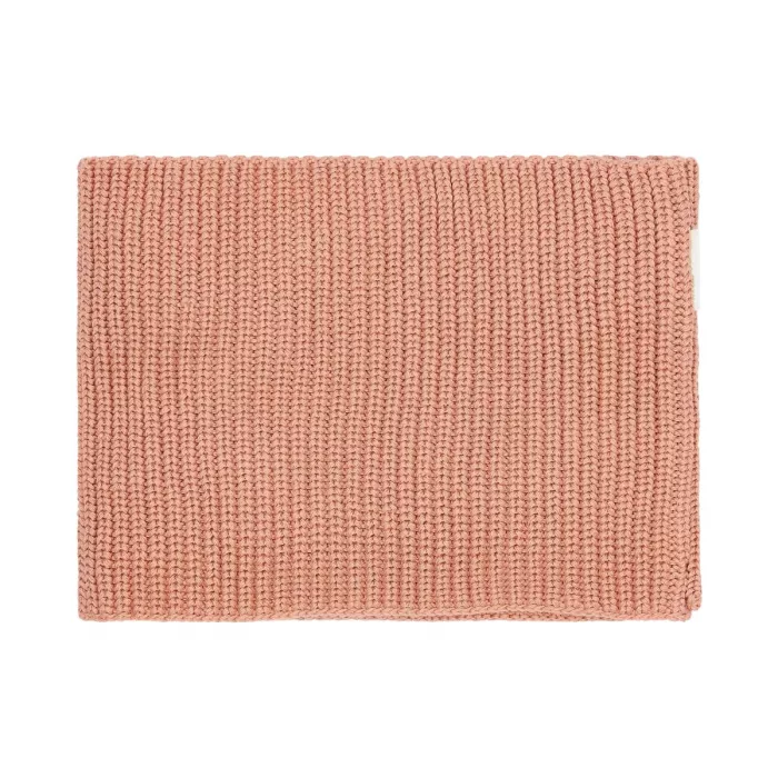 Fular circular tricotat din bumbac organic - Deep Pink - Safari Friends - Little Dutch