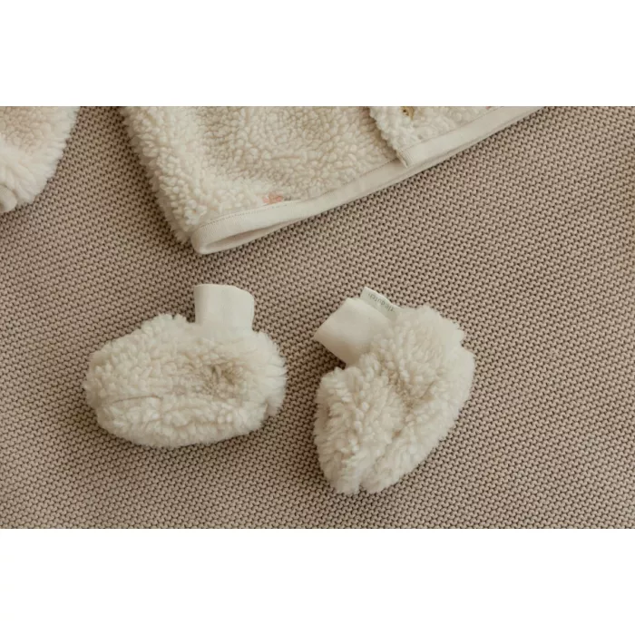 Botosei din material teddy - Sand Flowers - Little Dutch