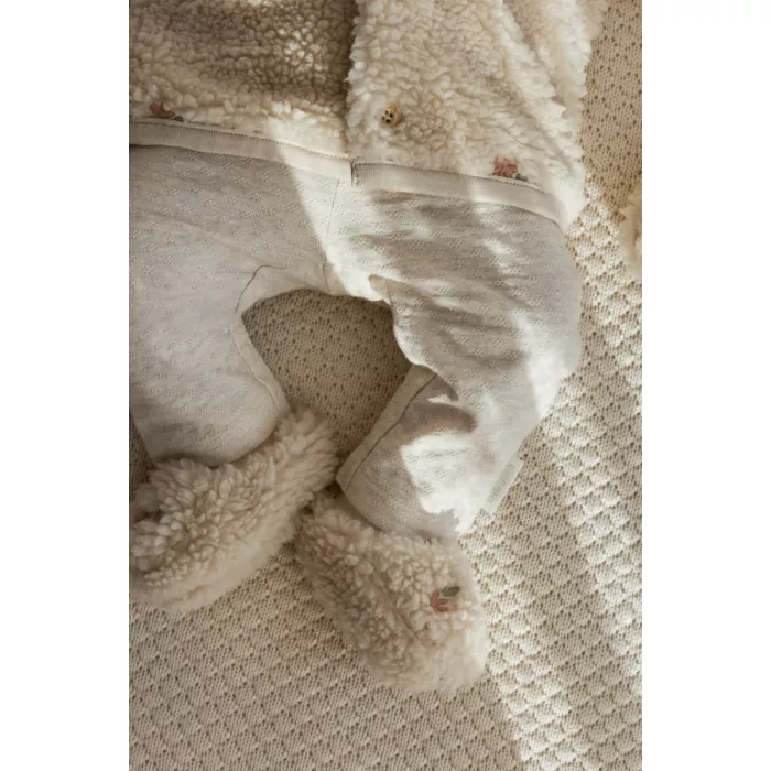 Botosei din material teddy - Sand Flowers - Little Dutch